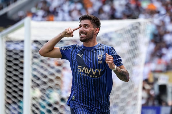 鲁本·内维斯为阿尔希拉尔打入至关重要的扳平球。 / IMAGO/Sports Press Photo