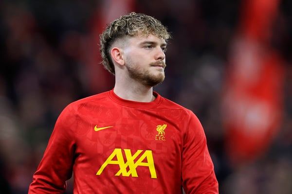 哈维·埃利奥特 (Harvey Elliott) 正在寻求更多的一线队出场时间，因此有传闻称他将离开利物浦。/ IMAGO/Pro Sports Images